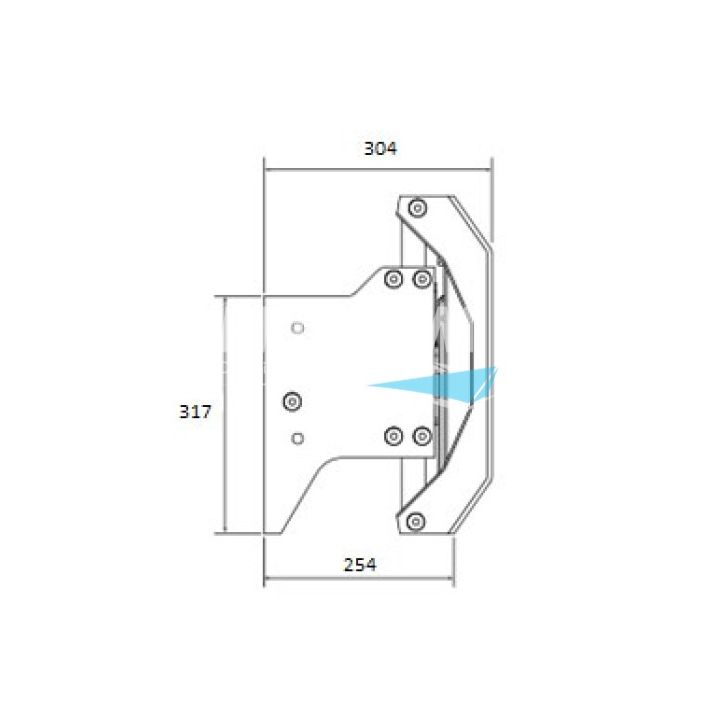 JACKPLATE HYDRAULIQUE XTREME SMARTSTICK - DECALAGE 10"