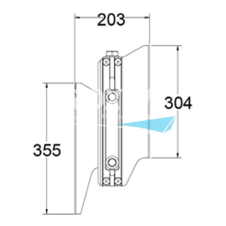 JACKPLATE MANUELLE SEASTAR - DECALAGE 8"