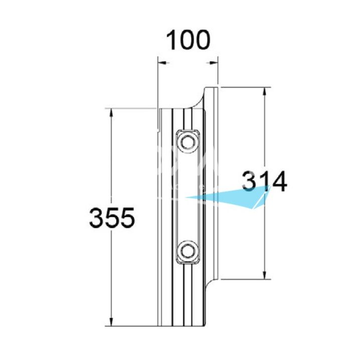 JACKPLATE MANUELLE SEASTAR - DECALAGE 4"