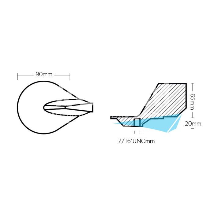 ANODE ZINC - DERIVE Ø90MM 35-120CV