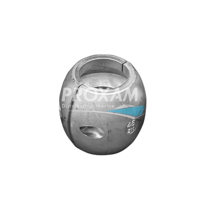 ANODE MAGNESIUM - NOIX D'ARBRE Ø45MM 2 VIS