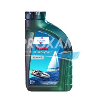 HUILE MOTEUR 10W40 FUCHS TITAN MARINE SEMI SYNTHETIQUE 1L