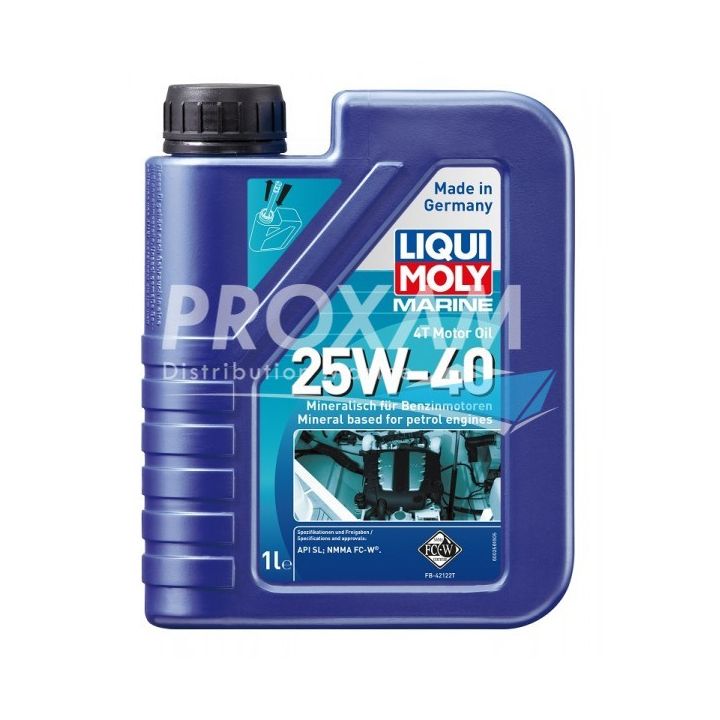HUILE MOTEUR 25W40 LIQUI MOLY MINERALE 1L