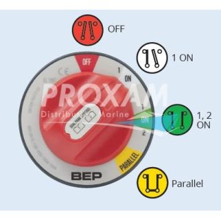 COUPL. BAT. BEP PRO INSTALLER 1/1&2/PARALLEL/OFF 48V MAX 400A CONTINU