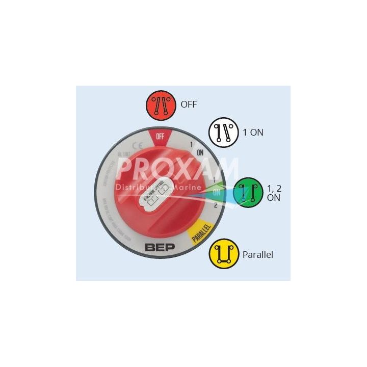 COUPL. BAT. BEP PRO INSTALLER 1/1&2/PARALLEL/OFF 48V MAX 400A CONTINU