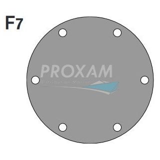 COUVERCLE 6 VIS POMPE JOHNSON F7 JOINT PLAT