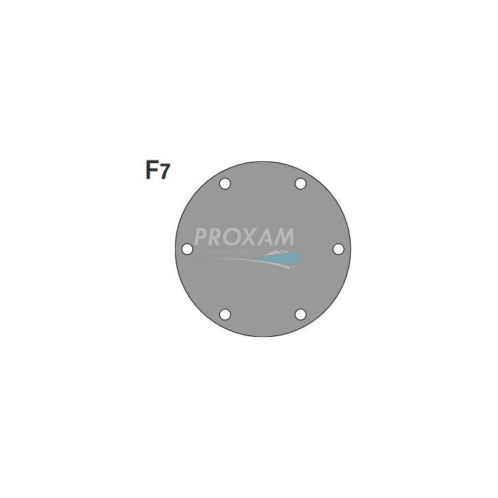 COUVERCLE 6 VIS POMPE JOHNSON F7 JOINT PLAT