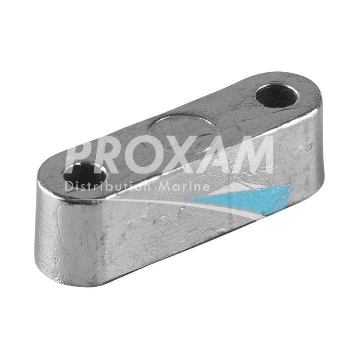 ANODE ALU - PLAQUE OVALE HAMILTON 79x23x25MM