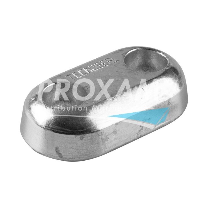 ANODE ALU - PLAQUE OVALE HAMILTON 118x59x26MM