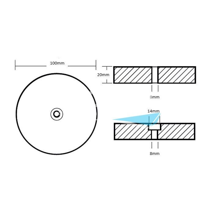 ANODE ZINC - KIT ROSACE PLATEFORME