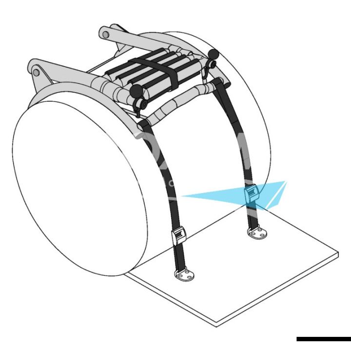 ECHELLE INOX 4 MARCHES POUR SEMI-RIGIDE