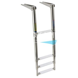 ECHELLE TELESCOPIQUE INOX 4 MARCHES