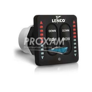 CONTACTEUR SEMI INTEGRÉ LENCO 12/24V AVEC LED/BOITIER/FAISCEAU 76CM