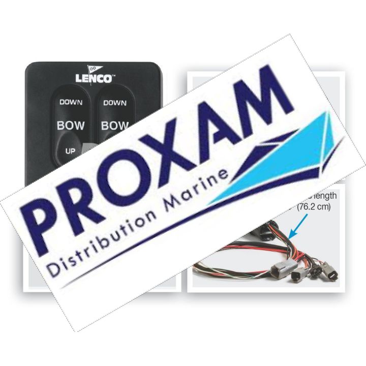 CONTACTEUR INTEGRÉ LENCO 12/24V SANS LED, FAISCEAU 76CM