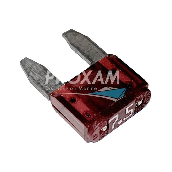 FUSIBLE MINI LANGUETTE 7.5A MARRON (x6)