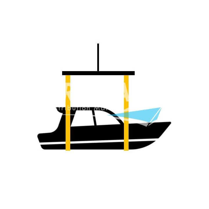 SANGLE DE LEVAGE ORANGE L. 10M CHARGE DE 8 A 10T