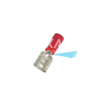 CLIPS PRE-ISOLE ROUGE L 6,3 (BOITE DE 100)