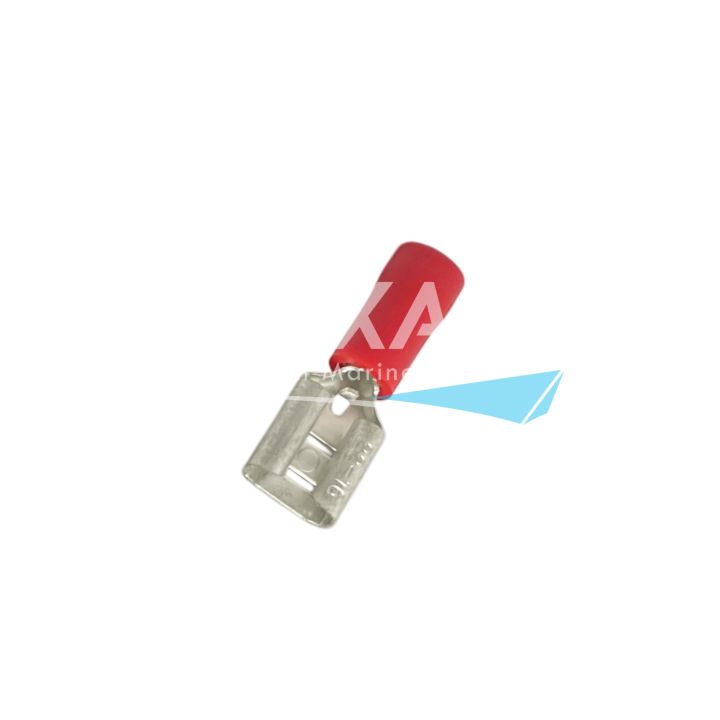 CLIPS PRE-ISOLE ROUGE L 6,3 (BOITE DE 100)