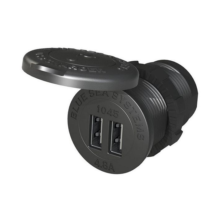 CHARGEUR 2 PRISES USB 4.8A Ø29MM