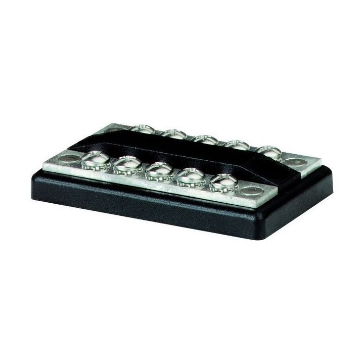 DUALBUS 100A 2x5 VIS 128x46MM