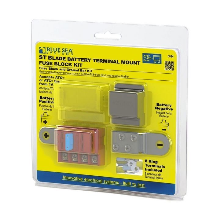 BOITIER 4 FUSIBLES 91x44MM AVEC BUS