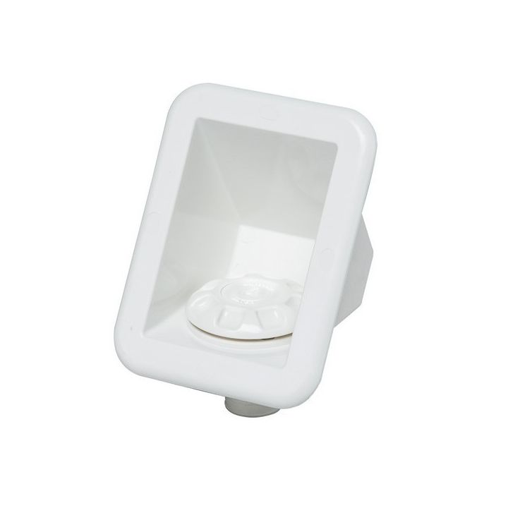 NABLE EAU PLASTIQUE BLANC Ø38MM + BOITIER A ENCASTRER