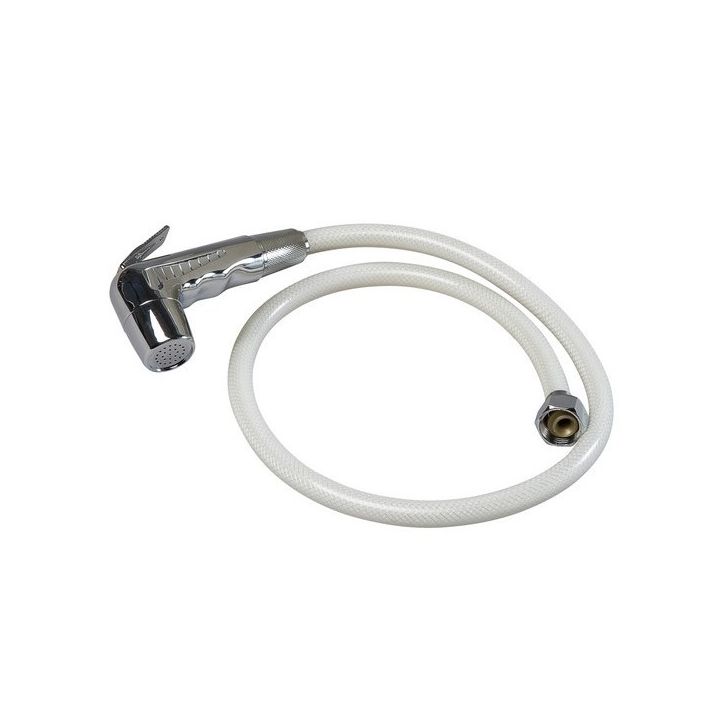 DOUCHETTE A LEVIER BLANCHE + FLEXIBLE 2,50M