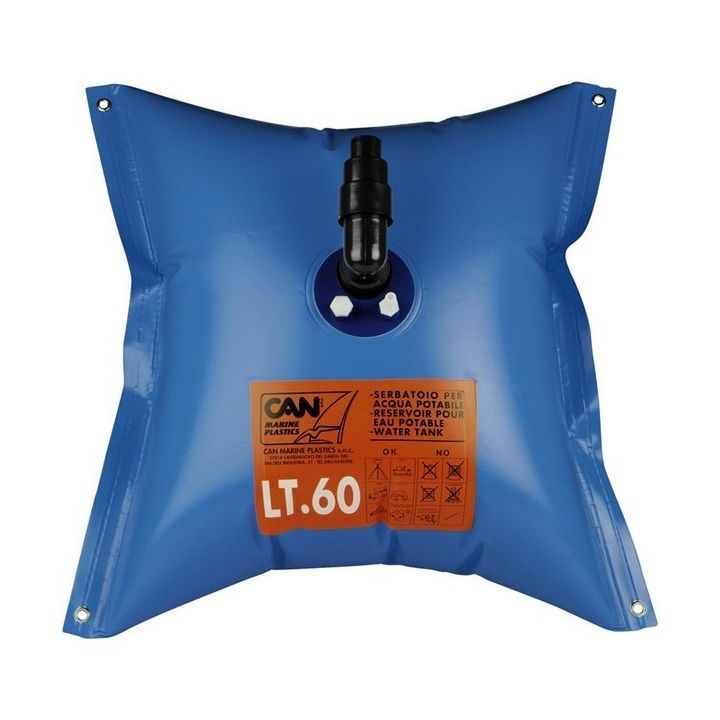 RESERVOIR EAU DOUCE SOUPLE CARRE 60L - 730x730MM