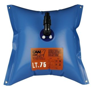 RESERVOIR EAU DOUCE SOUPLE RECTANGULAIRE 75L - 770x730MM