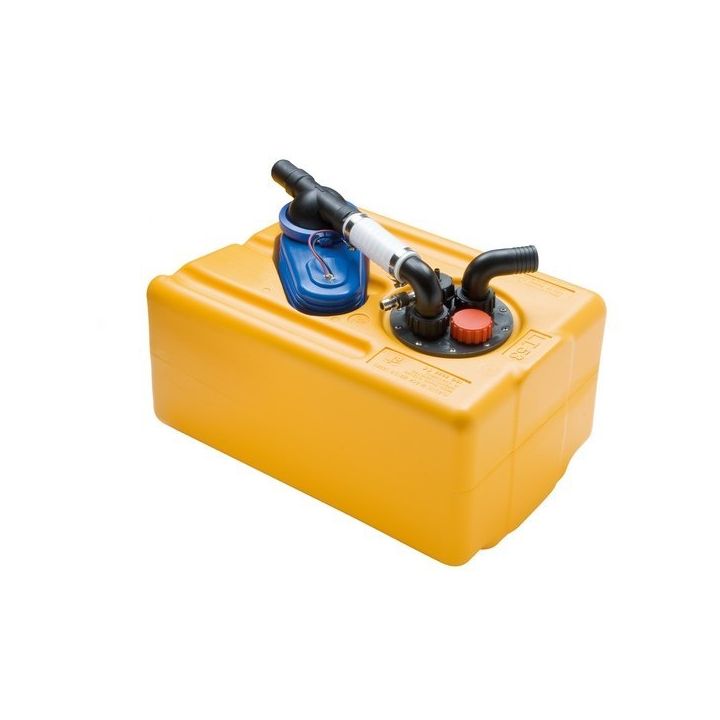 RESERVOIR EAUX NOIRES HORIZONTAL 53L AVEC POMPE 12V