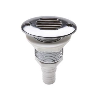 EVENT OVALE PLASTIQUE CHROME DROIT Ø17/19MM