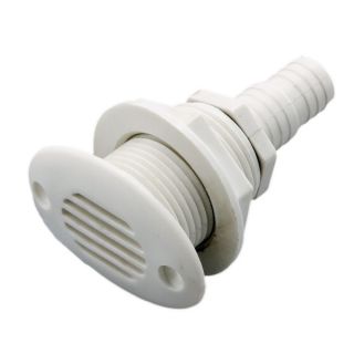 EVENT OVALE PLASTIQUE BLANC DROIT Ø17/19MM