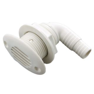 EVENT OVALE PLASTIQUE BLANC COUDE Ø17/19MM