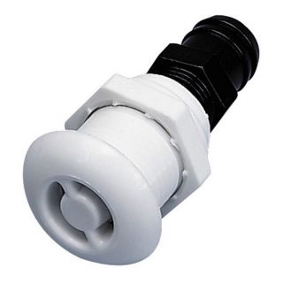 EVENT ROND PLASTIQUE BLANC DROIT Ø17/19MM