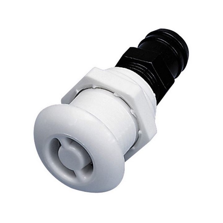EVENT ROND PLASTIQUE BLANC DROIT Ø17/19MM