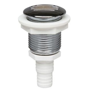 EVENT ROND PLASTIQUE CHROME DROIT Ø17/19MM