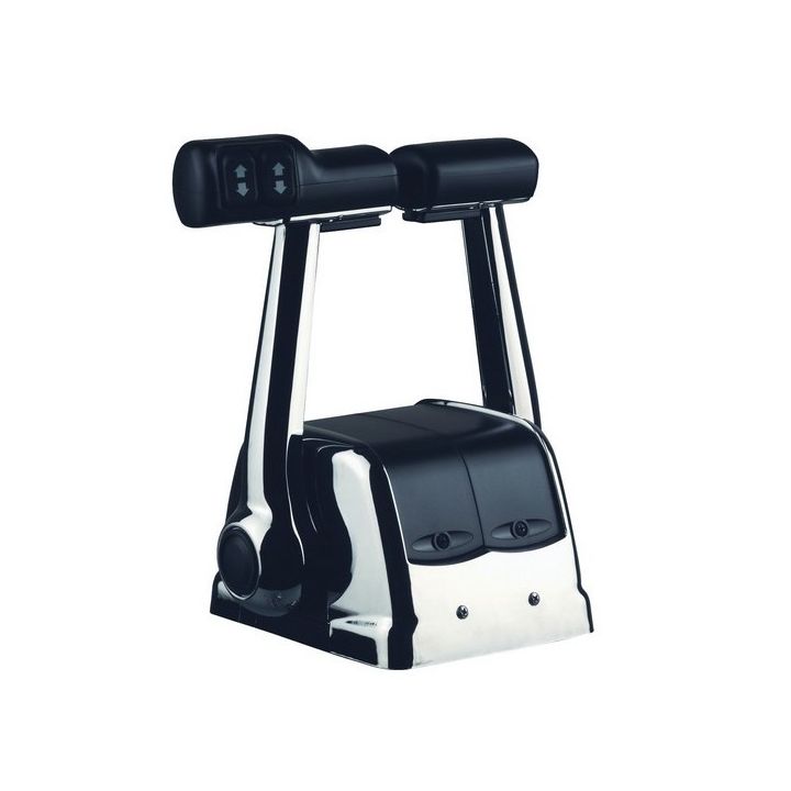 BOITIER PUPITRE BI-LEVIER CHROME