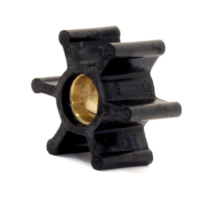 TURBINE SPX F4 NITRILE MOYEU AVEC AXE 6 PALES 