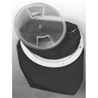 TRAPPE DE VISITE SAC INTERIEUR ROUGE COUVERCLE TRANSP. Ø102MM