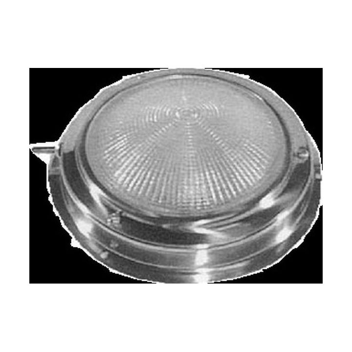 PLAFONNIER INOX Ø140MM 12V