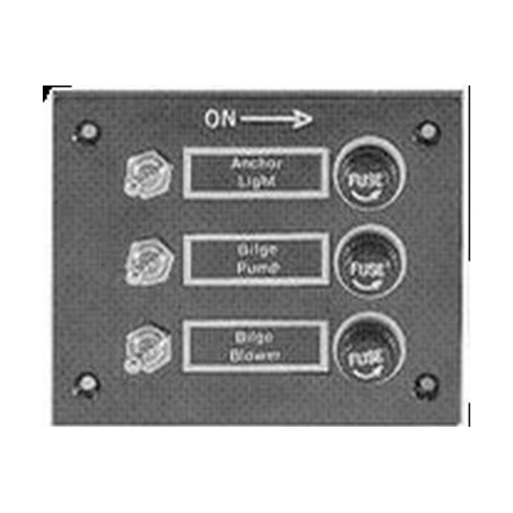 TABLEAU 3 CONTACTEURS + FUSIBLES