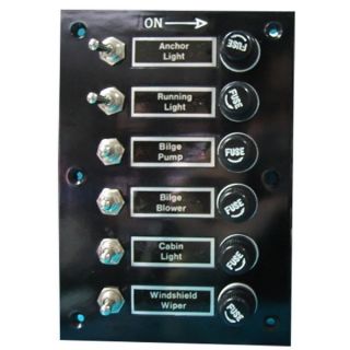 TABLEAU 6 CONTACTEURS + FUSIBLES