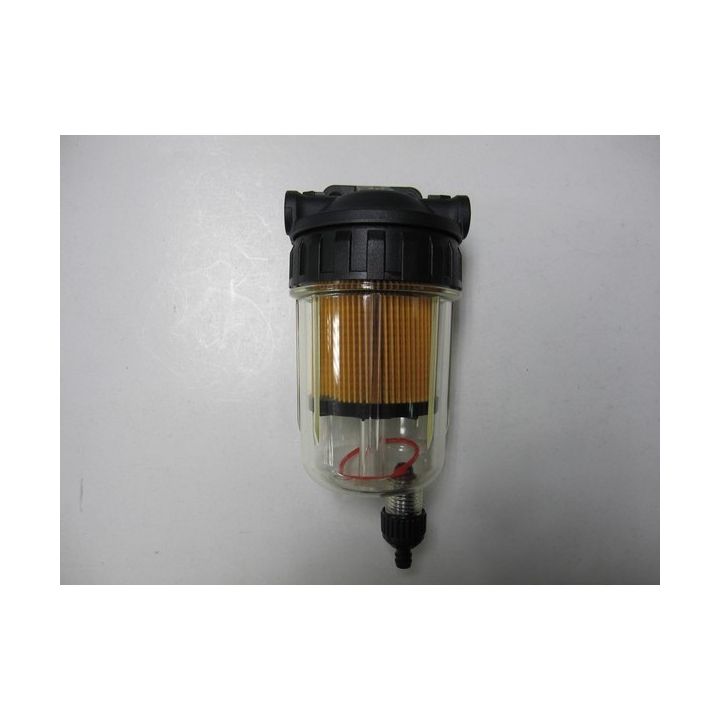 FILTRE SEPARATEUR 10µ COMPLET TETE ET CUVE PLASTIQUE