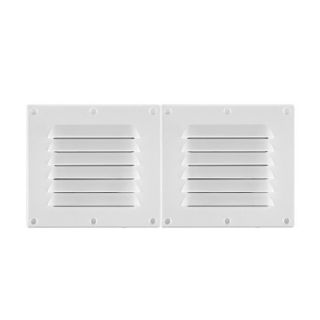 GRILLE PLASTIQUE BLANCHE 125x140MM