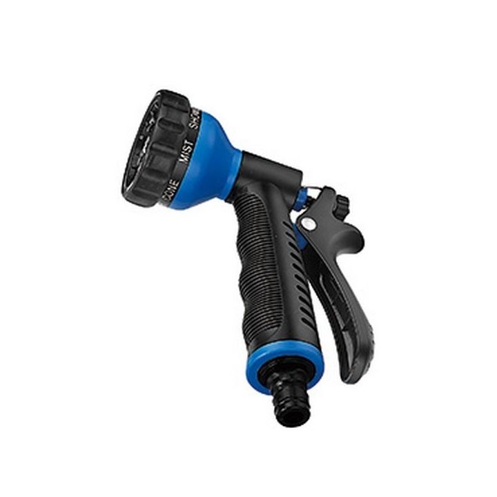 PISTOLET AVEC EMBOUT MALE, 7 JETS REGLABLES