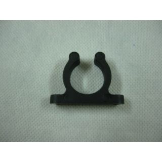 PINCE SUPPORT PLASTIQUE NOIRE Ø25MM (x5)