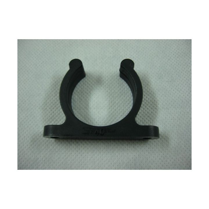 PINCE SUPPORT PLASTIQUE NOIRE Ø40MM (x5)