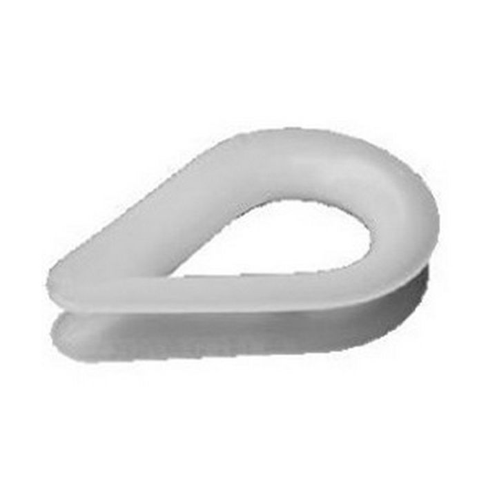 COSSE PLASTIQUE BLANC Ø8MM