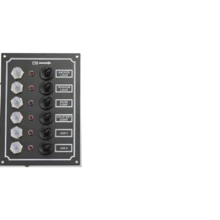 TABLEAU ALU LED 6 POSITIONS 115x165MM