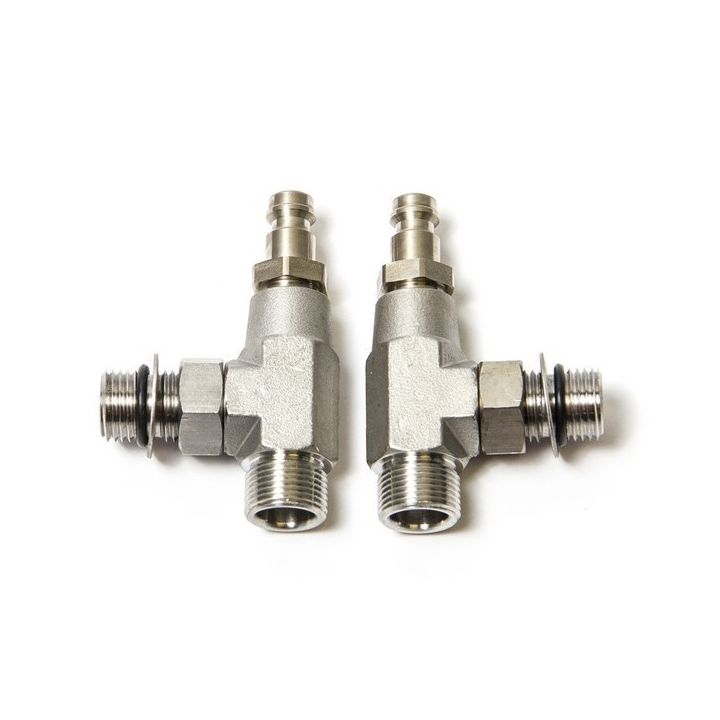 T PURGEUR ORB x 3/8 ENTREE FLEXIBLE LATERALE (x2)